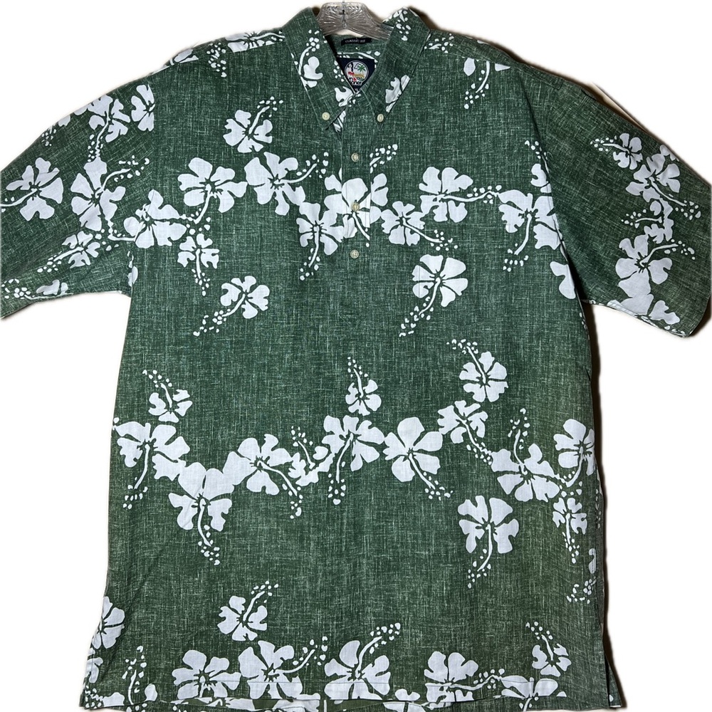 Reyn Spooner Hibiscus Green